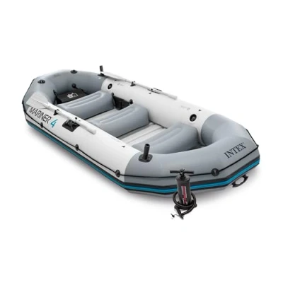 Imagen de INTEX 68376, Mariner 4, Barca Hinchable con 2 Remos 328x145x48 cm