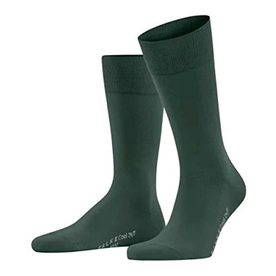 Imagen de FALKE Cool 24/7 M SO algodón unicolor 1 par, Calcetines Hombre, Verde (Hunter Green 7441) nuevo ecológico, 45 46