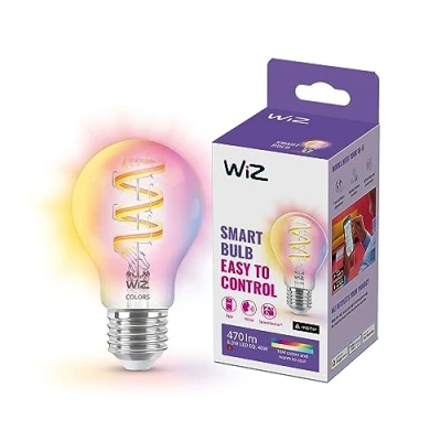 Imagen de WiZ A60 bombilla LED filamento WiFi E27 6,3W RGBW