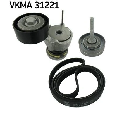 Imagen de SKF VKMA 31221 Juego de correas trapeciales poli V SEAT: Ibiza 3, Córdoba II Berlina, VOLKSWAGEN: Polo IV Hatchback, SKODA: Fabia I Hatchback