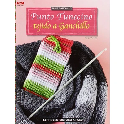 Imagen de Crea Con Patrones. Serie Ganchillo. Punto Tunecino Tejido A Ganchillo Número 14 (LABORES GANCHILLO)