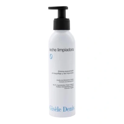 Imagen de GISÈLE DENIS Leche Limpiadora 250 ml, Limpiador Facial Desmaquillante, Nutre, Cuida y Limpia la Piel, Antioxidante, con Aceite de Almendras Extracto Siempreviva, Uso Diario