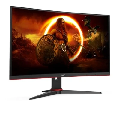Imagen de Monitor gaming AOC C24G2AE/BK, 24&quot; FHD, 1 ms, 165 Hz, FreeSync™ Premium, Low Blue Light, Curvo 1500R, Negro