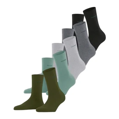 Imagen de ESPRIT Solid Mix 5 Pack W SO algodón unicolor pares, Calcetines Mujer, Multicolor (Sortiment 0020), 36 41