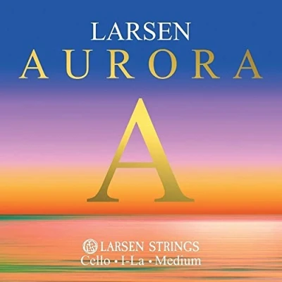 Imagen de LARSEN Cuerdas Aurora A 4/4 medianas para violonchelo