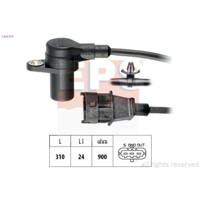 Imagen de FACET 9.0570 Sensor de Cigueñal Made in Italy OE Equivalent KIA: Picanto I, HYUNDAI: Getz, i20 I Hatchback
