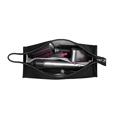 Imagen de BUBM Bolsa de almacenamiento viaje compatible con Dyson airwrap Styler, organizador portátil para Styler y accesorios, color negro