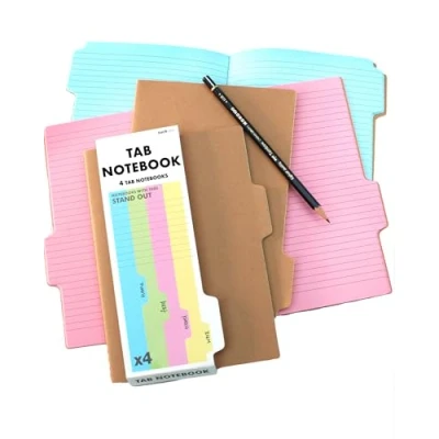 Imagen de Suck UK Cuaderno (A5, 4 unidades), color marrón