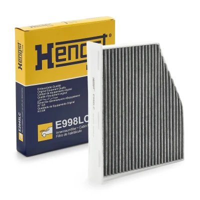 Imagen de HENGST FILTER E998LC Filtro de habitáculo carbón activado 271 213 58 VOLKSWAGEN: Golf Plus / Crossgolf, Passat B6 Variant, B7 Variant