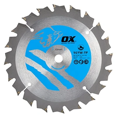 Imagen de OX Wood Cutting Thin Kerf Circular Saw Blade 136/10mm, 20 Teeth ATB