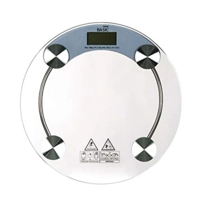 Imagen de BASCULA PESO DE BAÑO DIGITAL 150 KG REDONDO PRECISIÓN CRISTAL VIDRIO TEMPLADO