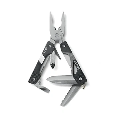 Imagen de Gerber Multiherramienta con Alicates, 8 funciones, Vise Pocket Tool, Aluminio, acero inoxidable, Negro, 31 000021
