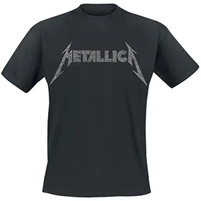 Imagen de Metallica 40th Anniversary Songs Logo Hombre Camiseta Negro L