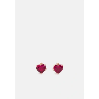 Imagen de kate spade new york Heart Studs Pendientes, Mujer, Talla: One Size, Red