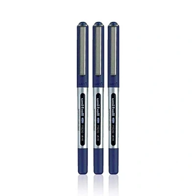 Imagen de Uni Ball UB 150 Eye Micro Pack de 3 bolígrafos, 0.5 mm, color azul