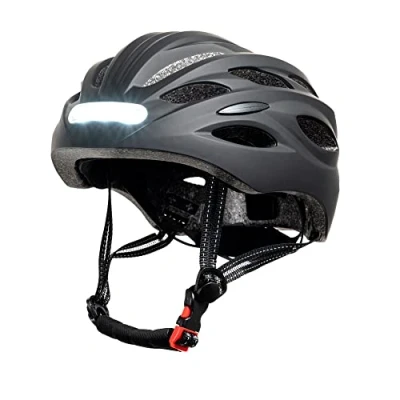 Imagen de Casco Youin MTB LED, Talla L, Batería recargable, USB, Negro