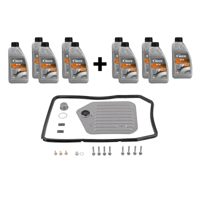 Imagen de VAICO V20 2082 XXL Kit piezas, cambio aceite caja automática Con accesorios, junta anular, cant. de para descarga