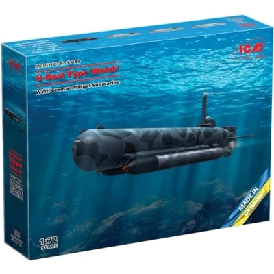 Imagen de ICM 1:72 Submarino alemán Midget de la Segunda Guerra Mundial tipo U Boat &#039;Molch&#039;