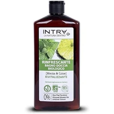 Imagen de Intrà Menta y lima baño ducha biológica refrescante 400 ml