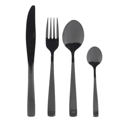 Imagen de Salter BW05463 Juego De Cubertería Majestuoso 16 Piezas, Acero Inoxidable, Ideales Para 6 Personas O Más, El Contiene Tenedores, Cuchillos, Cucharas Y Cucharillas