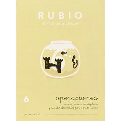 Imagen de Operaciones 6 RUBIO con decimales