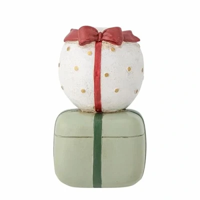Imagen de Bloomingville Wish Candelabro, Polirresina, Verde, Ø5xH9 cm