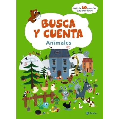 Imagen de Busca y cuenta. Animales (Castellano A PARTIR DE 3 AÑOS LIBROS DIDÁCTICOS Otros libros)
