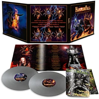 Imagen de Hammerfall Crimson Thunder &quot;20 Year Anniversary&quot; (2 LP Plateado) [Vinilo]