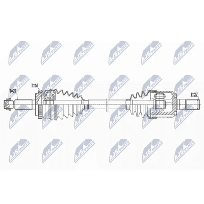 Imagen de Semi eje NTY NPW HY 621