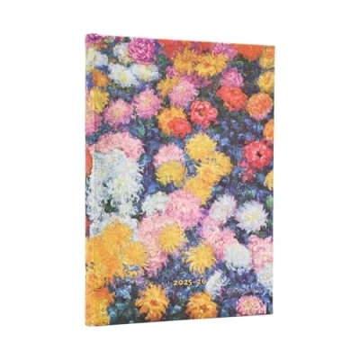 Imagen de Agenda De 18 Meses (jul 25 Dic 26) Paperblanks Crisantemos Monet