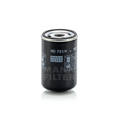 Imagen de MANN FILTER WD 731/4 Filtro de aceite M22x1.5 enroscable, para altas presiones