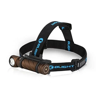 Imagen de OLIGHT Perun 2 LED Linterna Frontal Lámpara USB Recargable de 2500 Lúmenes,166M MAX.IPX 8 Impermeable,Ideal para Trabajo y Actividades Exteriores (desierto)