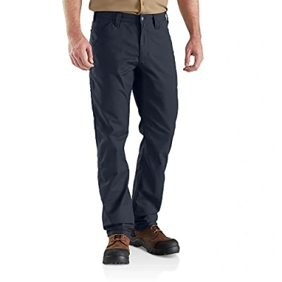 Imagen de Carhartt, Hombre, Rugged Professional Pantalón De Trabajo, En Lona Con Tecnología Flex®, Ajuste Ligeramente Holgado, Azul marino, W31 / L30