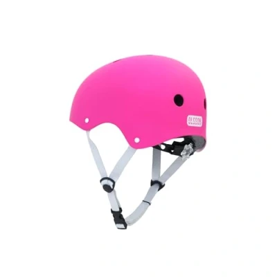 Imagen de OLSSON Casco Infantil Hero Talla S L (50 54cm) Ajustable Homologado Resistente a Impactos 360 Forro Interior Desmontable Ventilación Apto para patinetes Patines Bicicletas (Rosa, M/L)