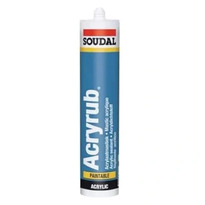 Imagen de Ferretería sobrinos Sellador Acrilico ACRYRUB color Blanco 310 ml