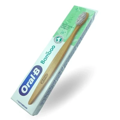 Imagen de cepillo de dientes Oral B Bambú una alternativa ecológica al tradicional