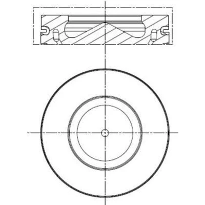 Imagen de MAHLE ORIGINAL 081 PI 00113 000 Pistóns 84 con soporte segmento pistón, canal de refrigeración BMW: 5 Touring, 1 Hatchback, Coupé