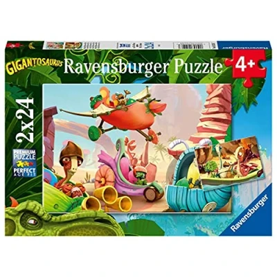 Imagen de Ravensburger Puzzle Gigantosaurous 2 X 24 Pz, Para Niños