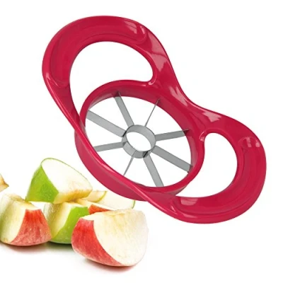 Imagen de Metaltex Vitamine&#039;s Power Cortador de Manzanas, Acero Inoxidable, Rojo, 19.5x11.5x5.5 cm