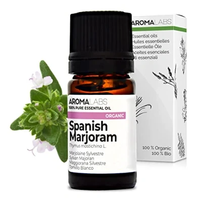 Imagen de BIO Aceite Esencial TOMILLO BLANCO 5mL 100% Puro, Natural, Quimiotipado y Certificado AB/Cosmos Certified AROMA LABS (Marca Francesa)