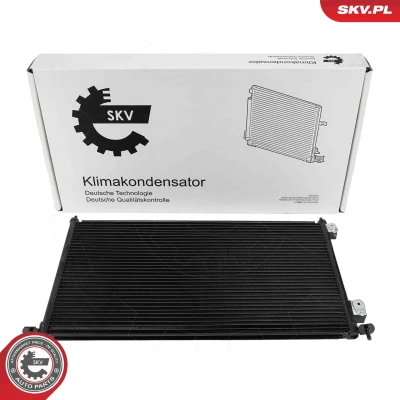 Imagen de ESEN SKV 86SKV475 Condensador sin secador Aluminio 650mm HONDA: Civic VII Hatchback (EU, EP, EV) 2.0 Type R, i Sport 2001 2005