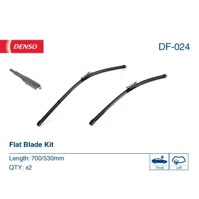 Imagen de Limpiaparabrisas Denso Flat DF 024 Sin marco MERCEDES BENZ: Clase R, ML, GL