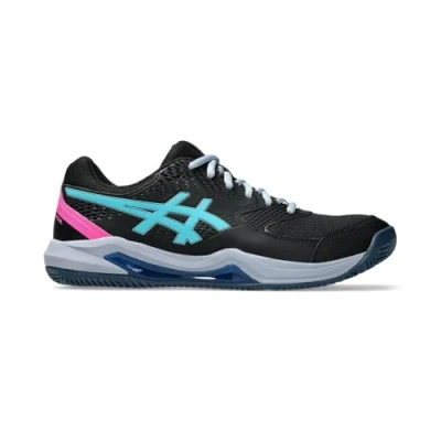 Imagen de ASICS Gel Dedicate 8 Padel, Sneaker Hombre, Negro/ENERGÍA Agua, 40.5 EU