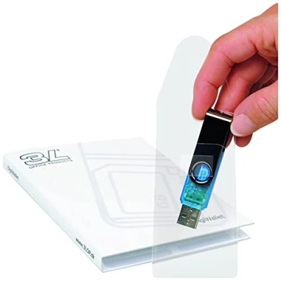 Imagen de 3l pack 10 fundas para llave usb + carpeta organizadora