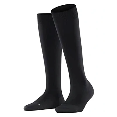 Imagen de FALKE Energizer W KH material suave con compresión 1 par, Calcetines largos Mujer, Negro (Black 3009) Circunferencia de la pantorrilla W2, 37 38