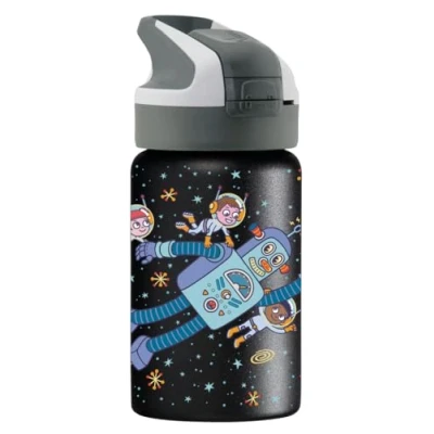 Imagen de Botella térmica ac. Inox. 0,35 L. Robot espacial