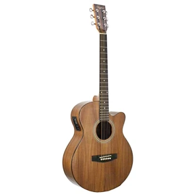 Imagen de Guitarra acústica DAYTONA EXOTIC Mini Jumbo Electrificada KOA