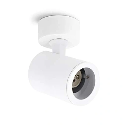 Imagen de linovum TENJO Foco de pared orientable blanco redondo para 1 GU10 interior techo giratorio