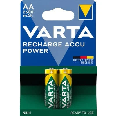 Imagen de Varta Pilas recargables mignon/aa 2600 mah par 2 5716101402