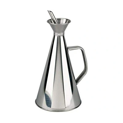 Imagen de EM Home Aceitera con Tapon Vertedor Antigoteo Acero Inoxidable (250 ML)